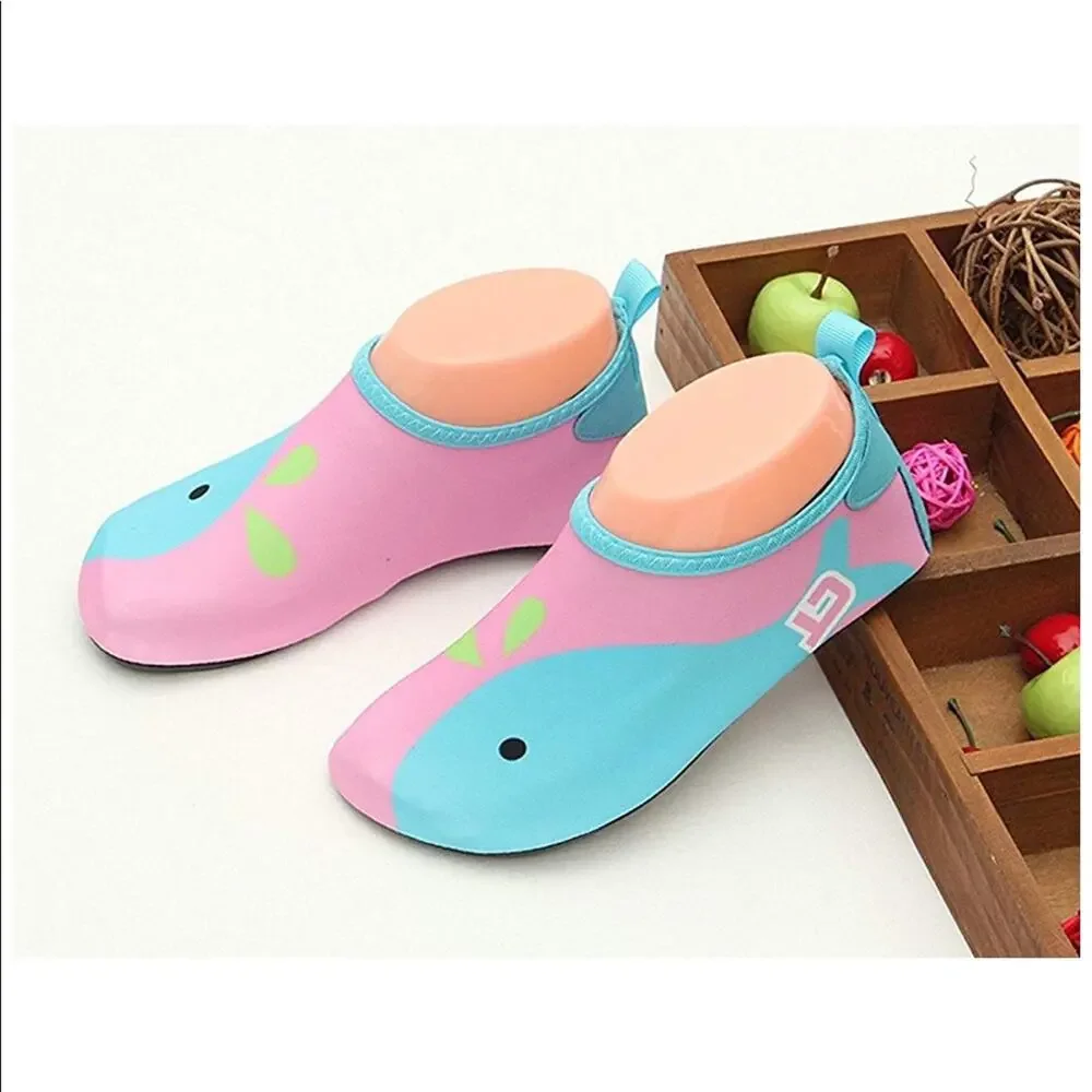 Toddler Water Shoes Pink Whale